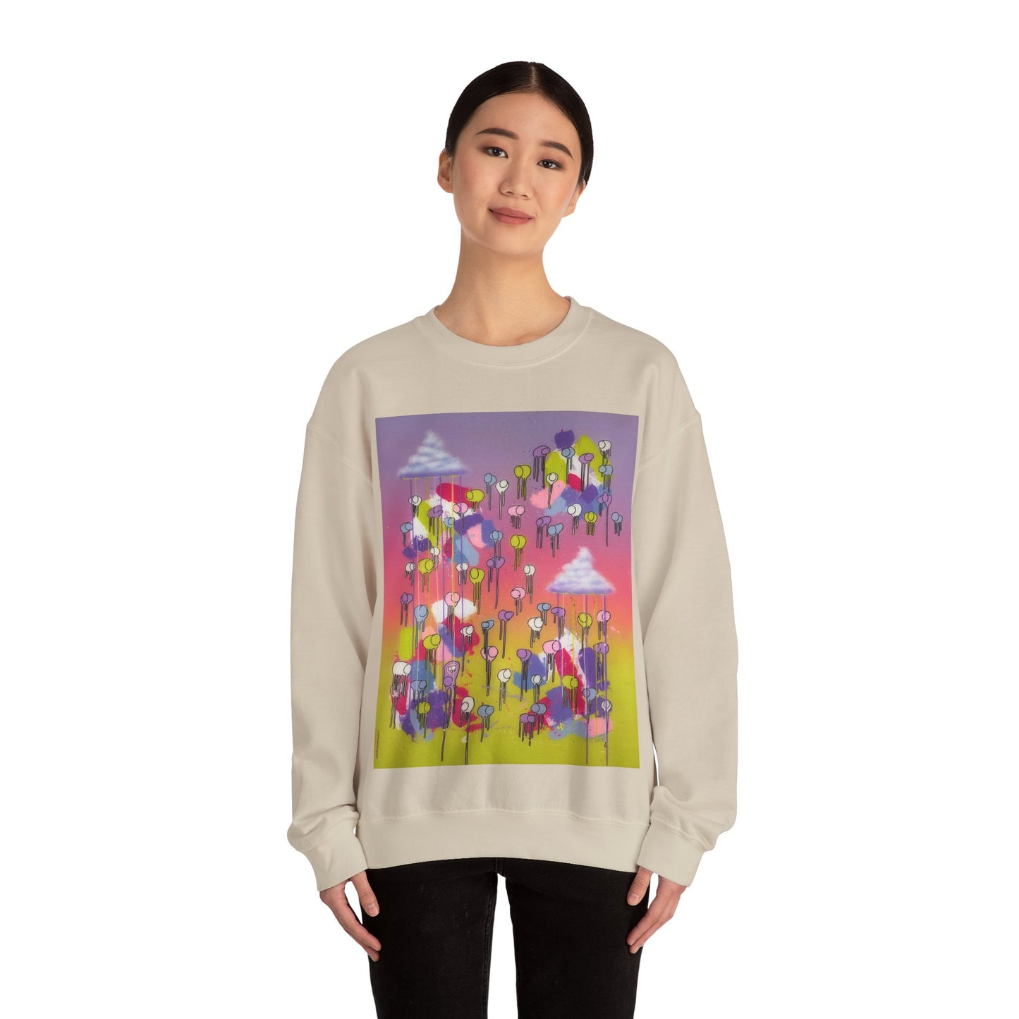 RAINING COWS "Sky Blossom" Sweatshirt