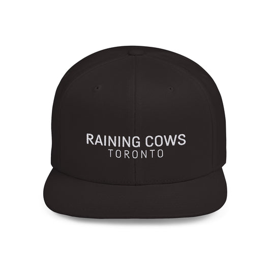 RAINING COWS Flat Bill Snapback