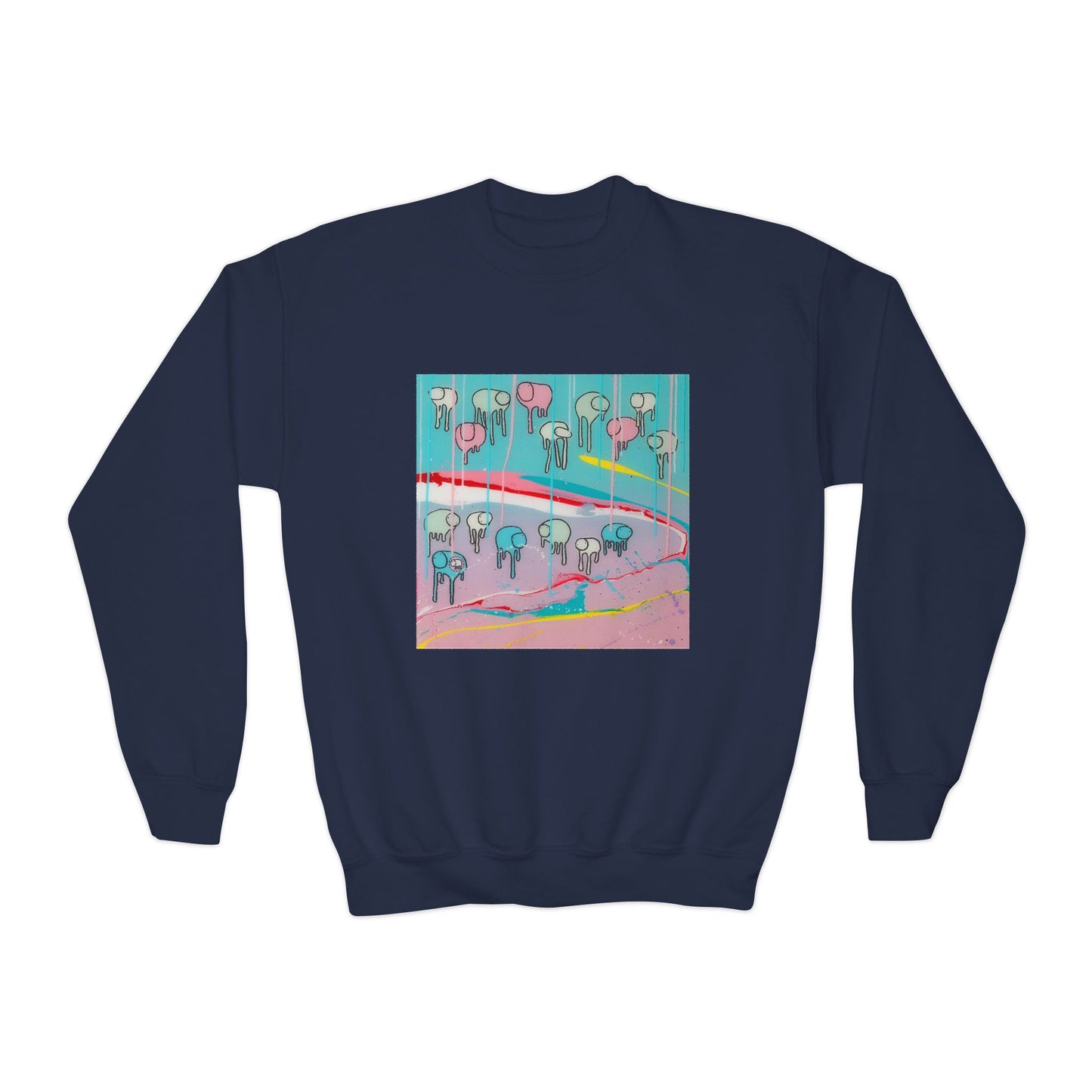 RAINING COWS "Martini Twist"  Kids Sweatshirt