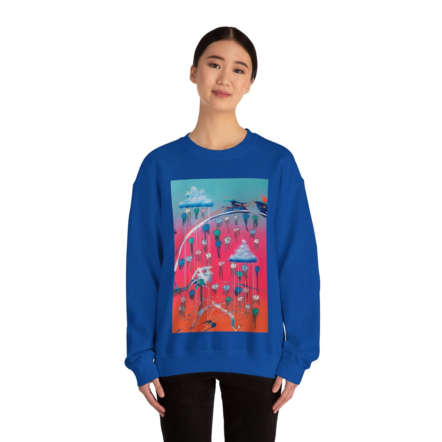 RAINING COWS "Vibrant Horizon" Sweatshirt