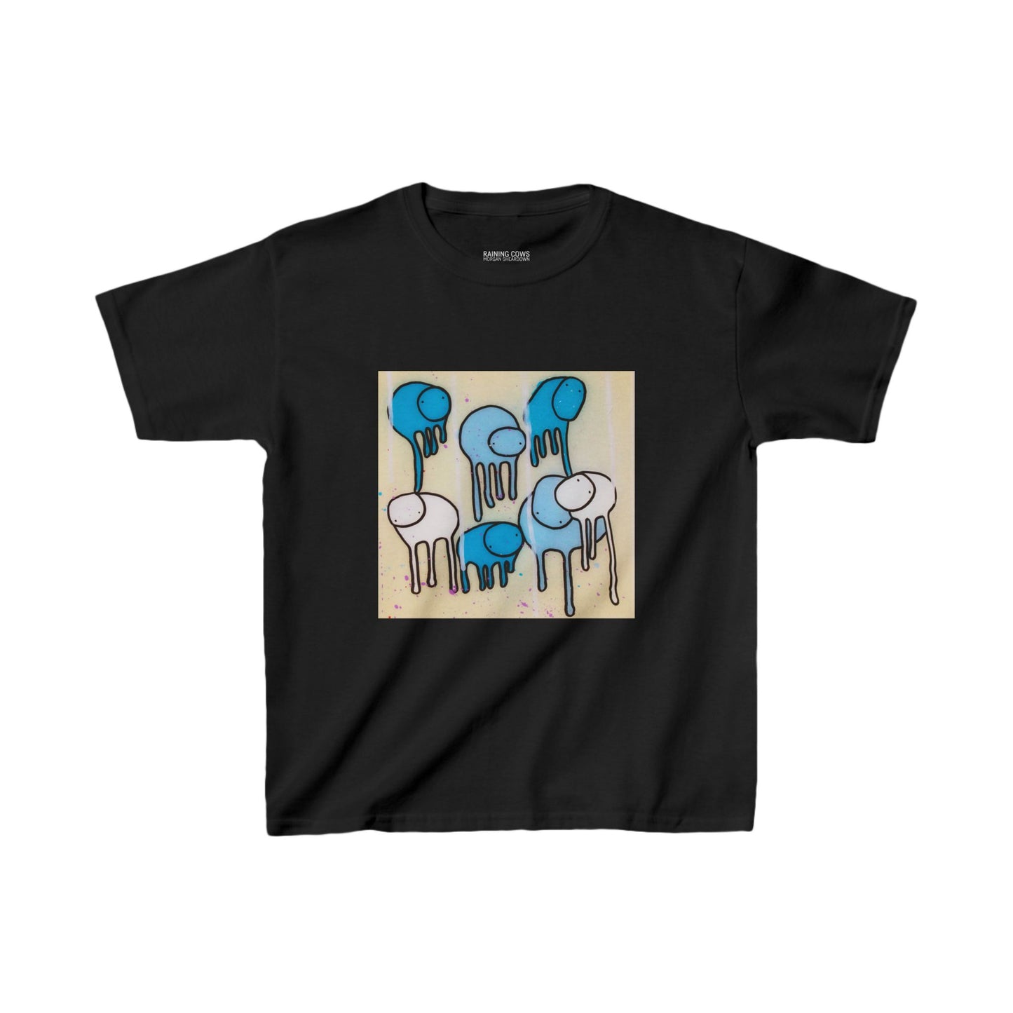 RAINING COWS "Blue Sand" Kids Tee