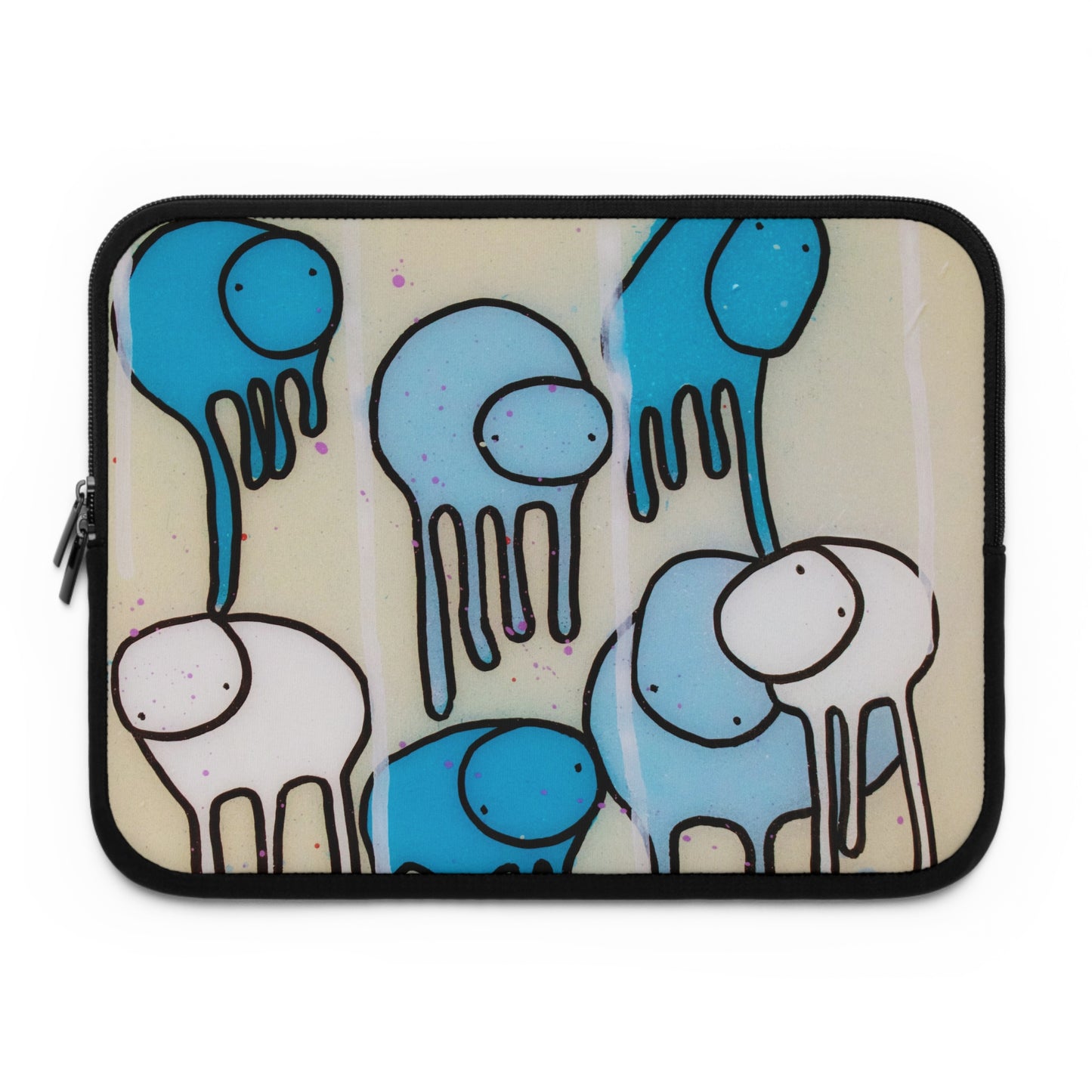 RAINING COWS "Blue Beach" Laptop Sleeve