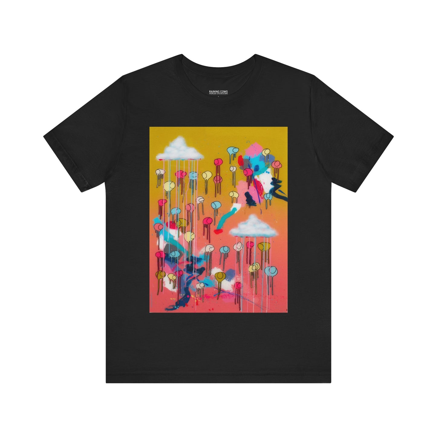 RAINING COWS "Bubble Gum Sun" T-Shirt