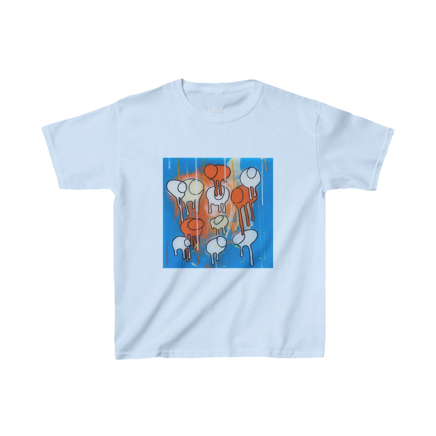 RAINING COWS "Blue Oranges" Kids Tee