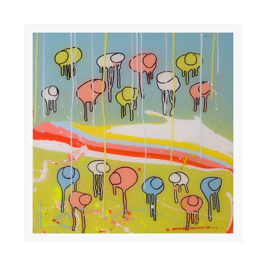 RAINING COWS "Three Leaf Clover" Print