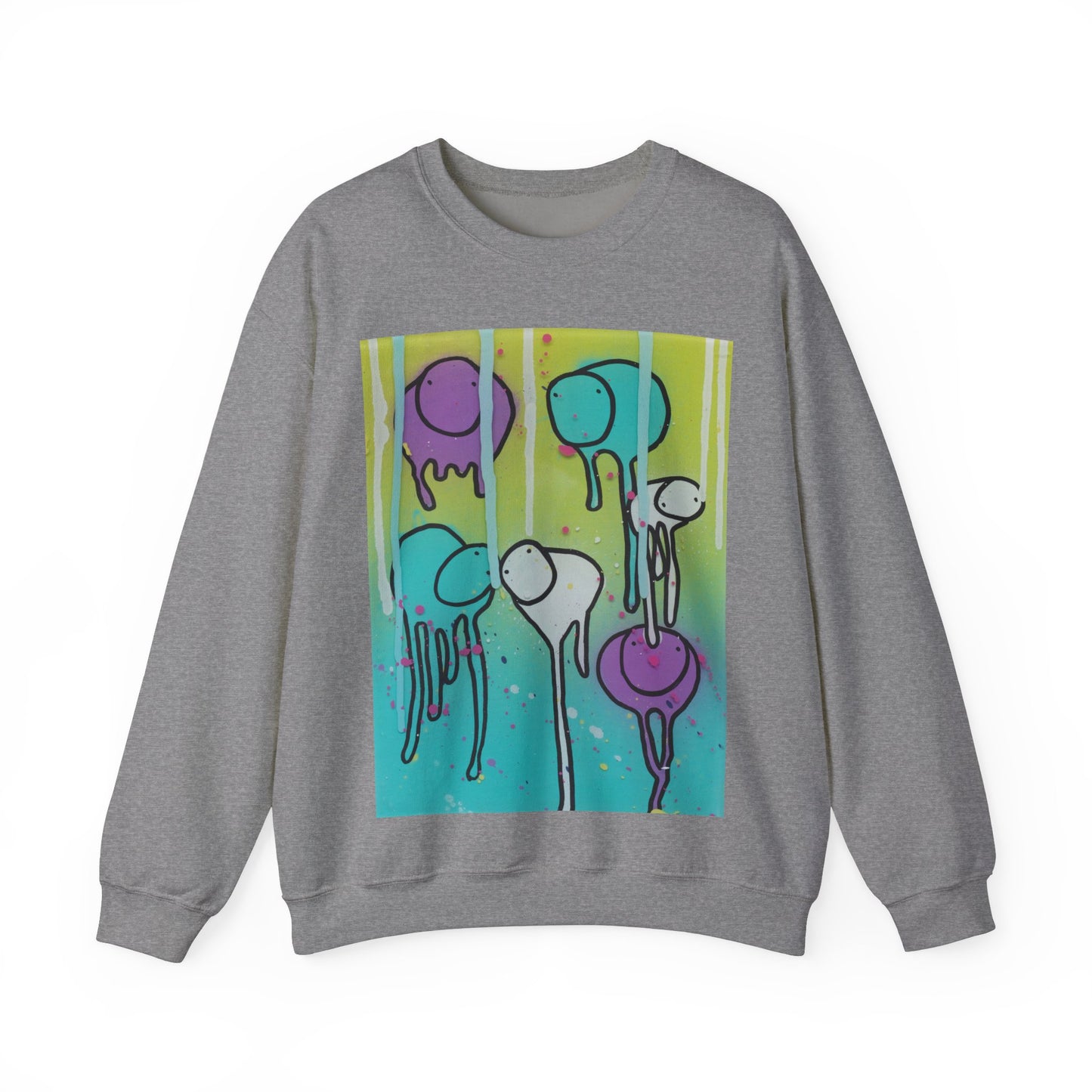 RAINING COWS "Lime Sunrise" Sweatshirt