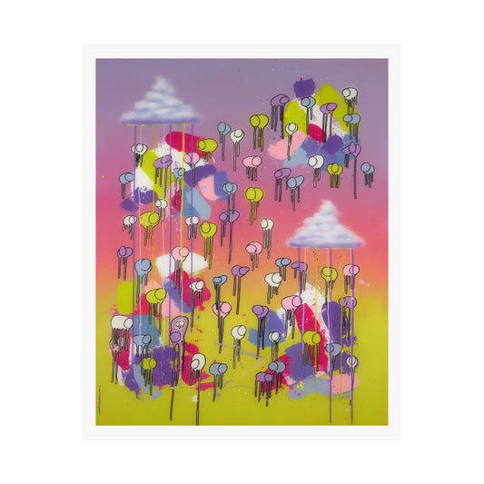 RAINING COWS "Mystical Showers" Print