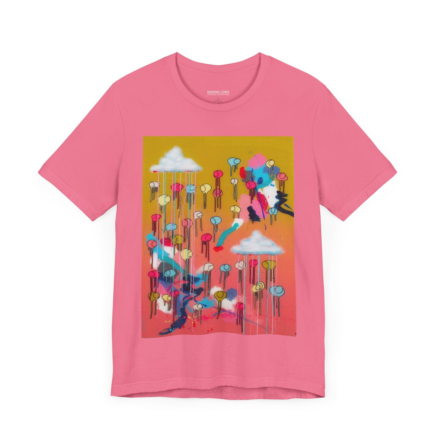 RAINING COWS "Bubble Gum Sun" T-Shirt