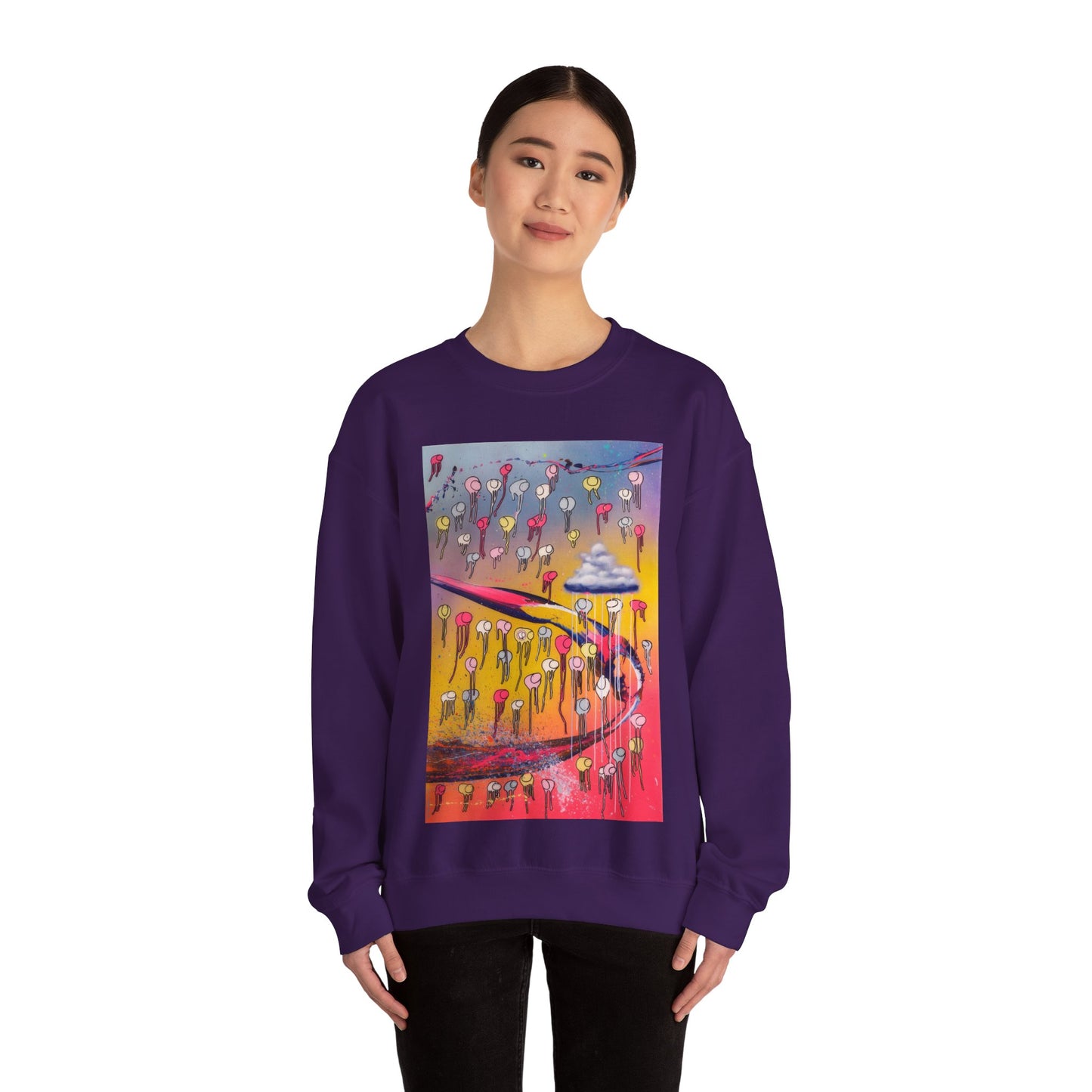 RAINING COWS " "Midnight Sax"" Sweatshirt