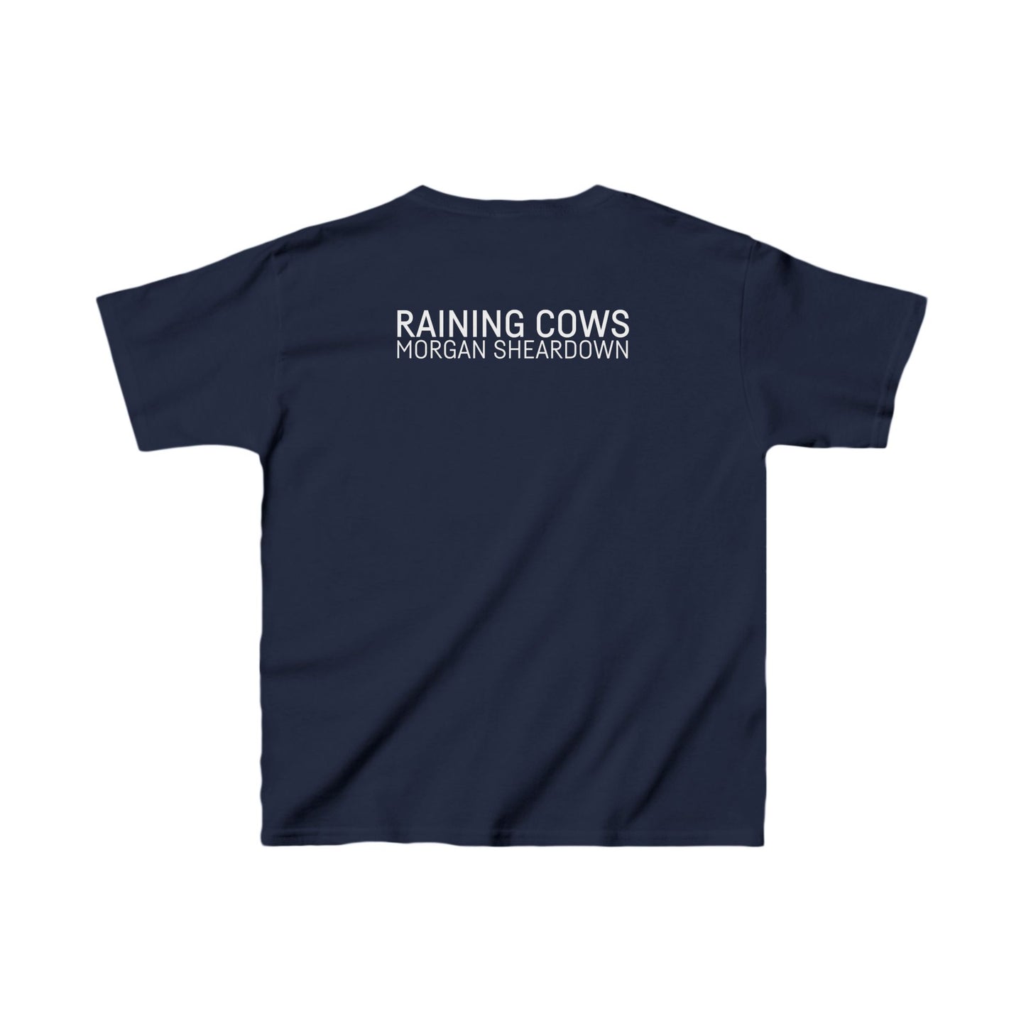 RAINING COWS "Yellow Interference" Kids Tee