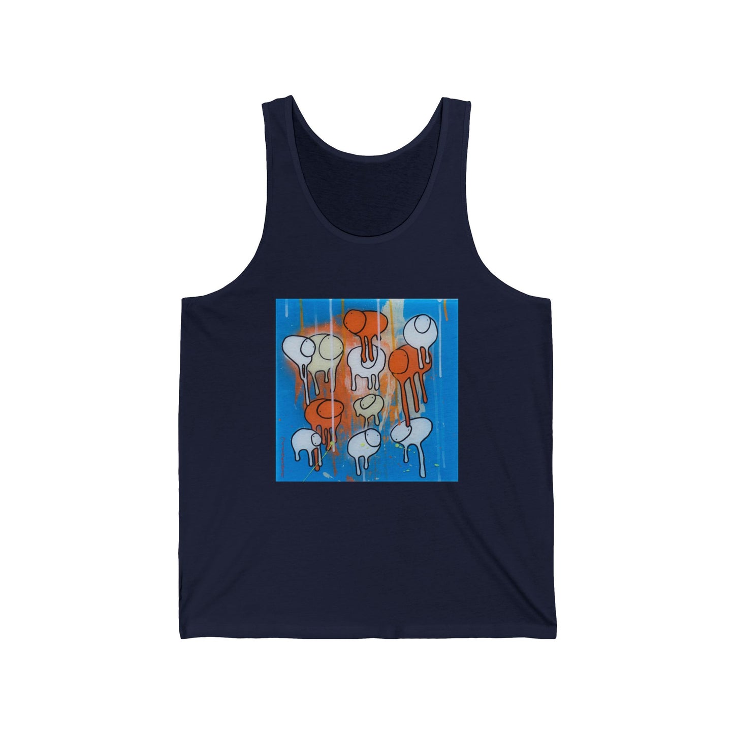 RAINING COWS "Blue Oranges" Tank Top