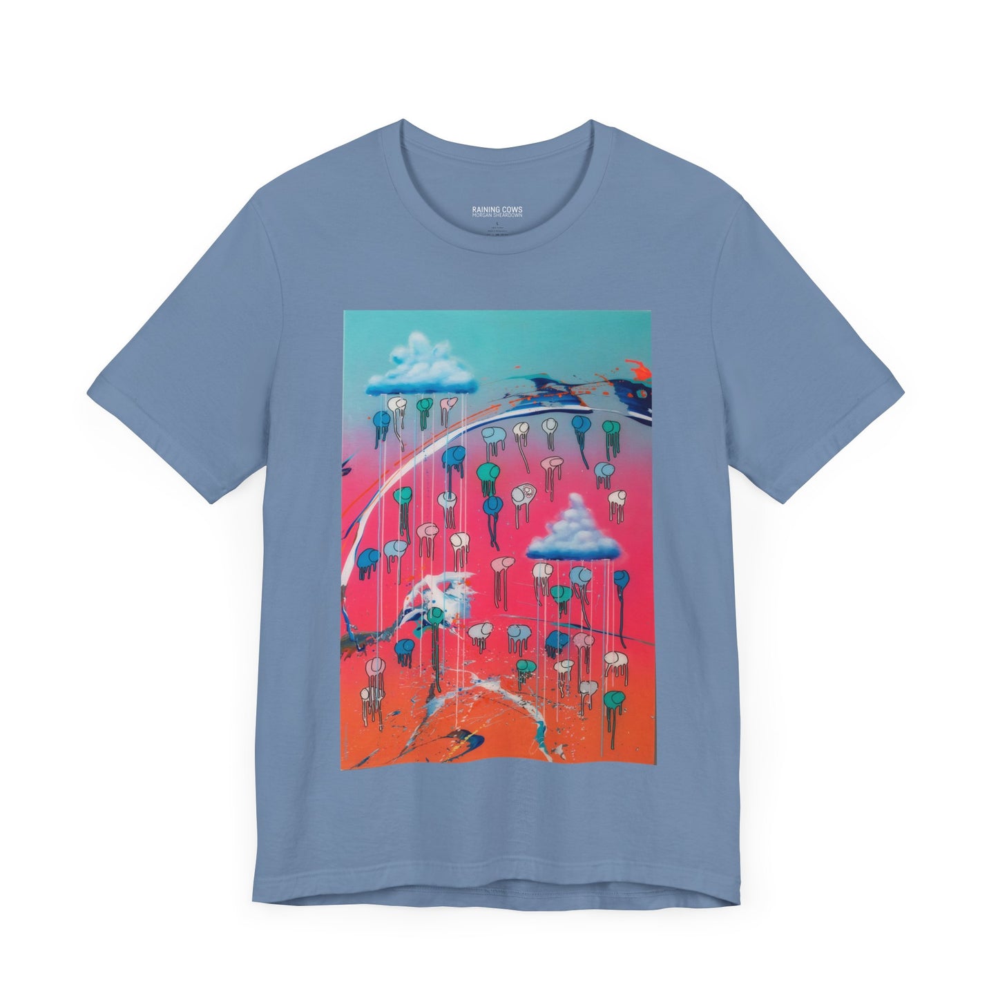 RAINING COWS "Vibrant Horizon" T-Shirt