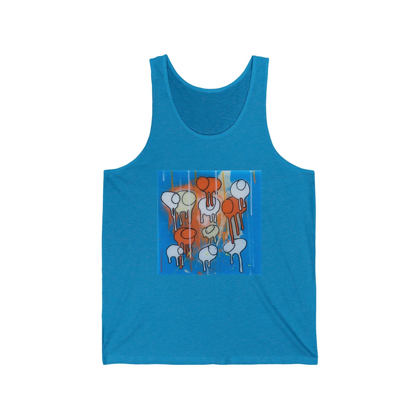 RAINING COWS "Blue Oranges" Tank Top