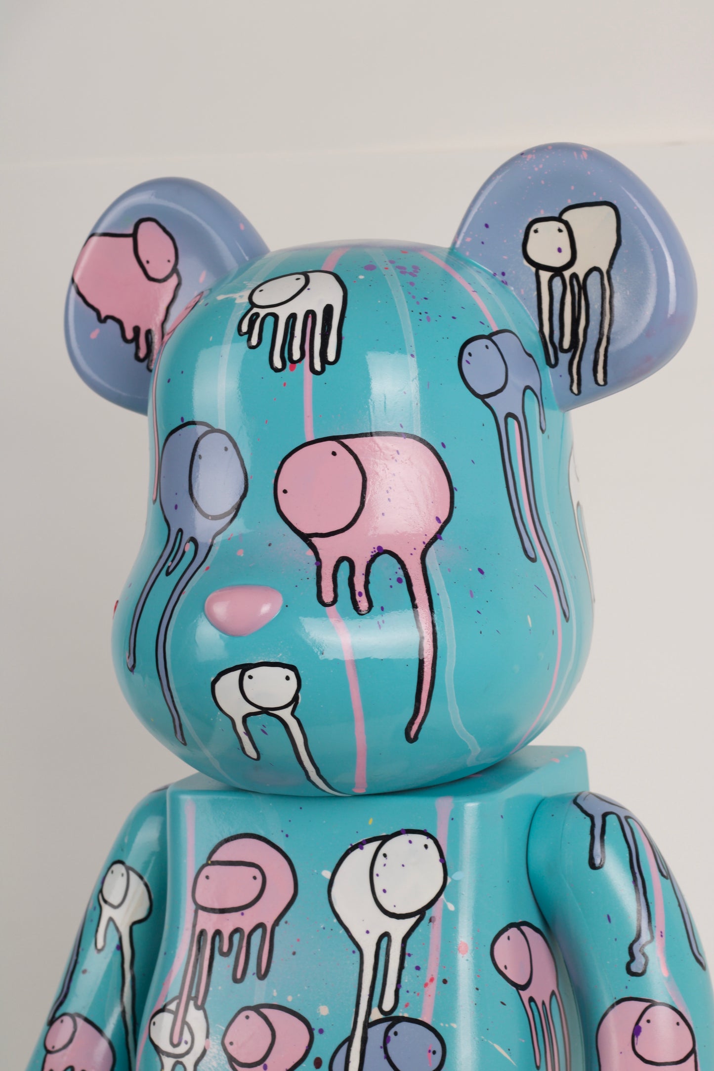 RAINING COWS X BE@RBRICK 1000% (Aqua)