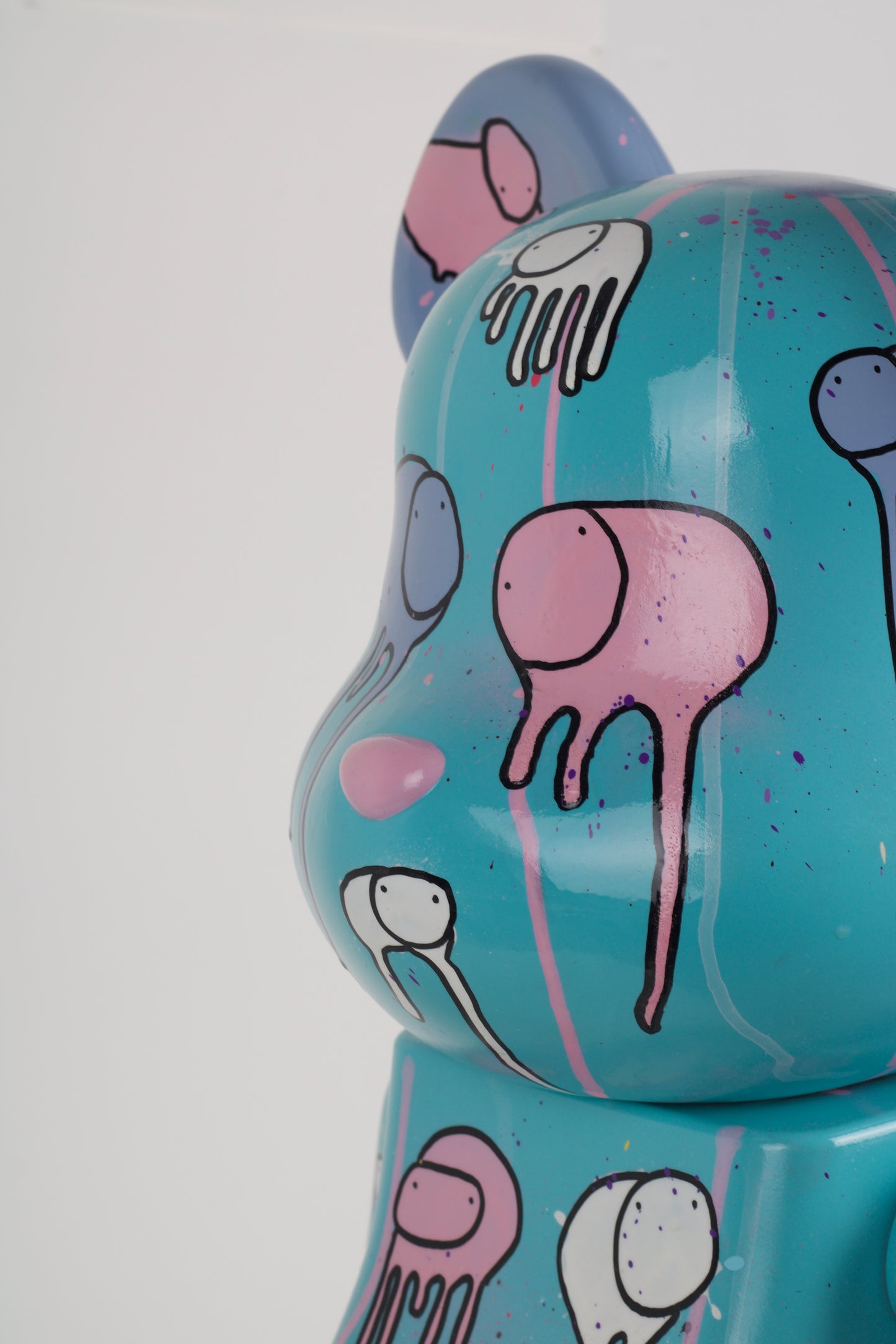 RAINING COWS X BE@RBRICK 1000% (Aqua)