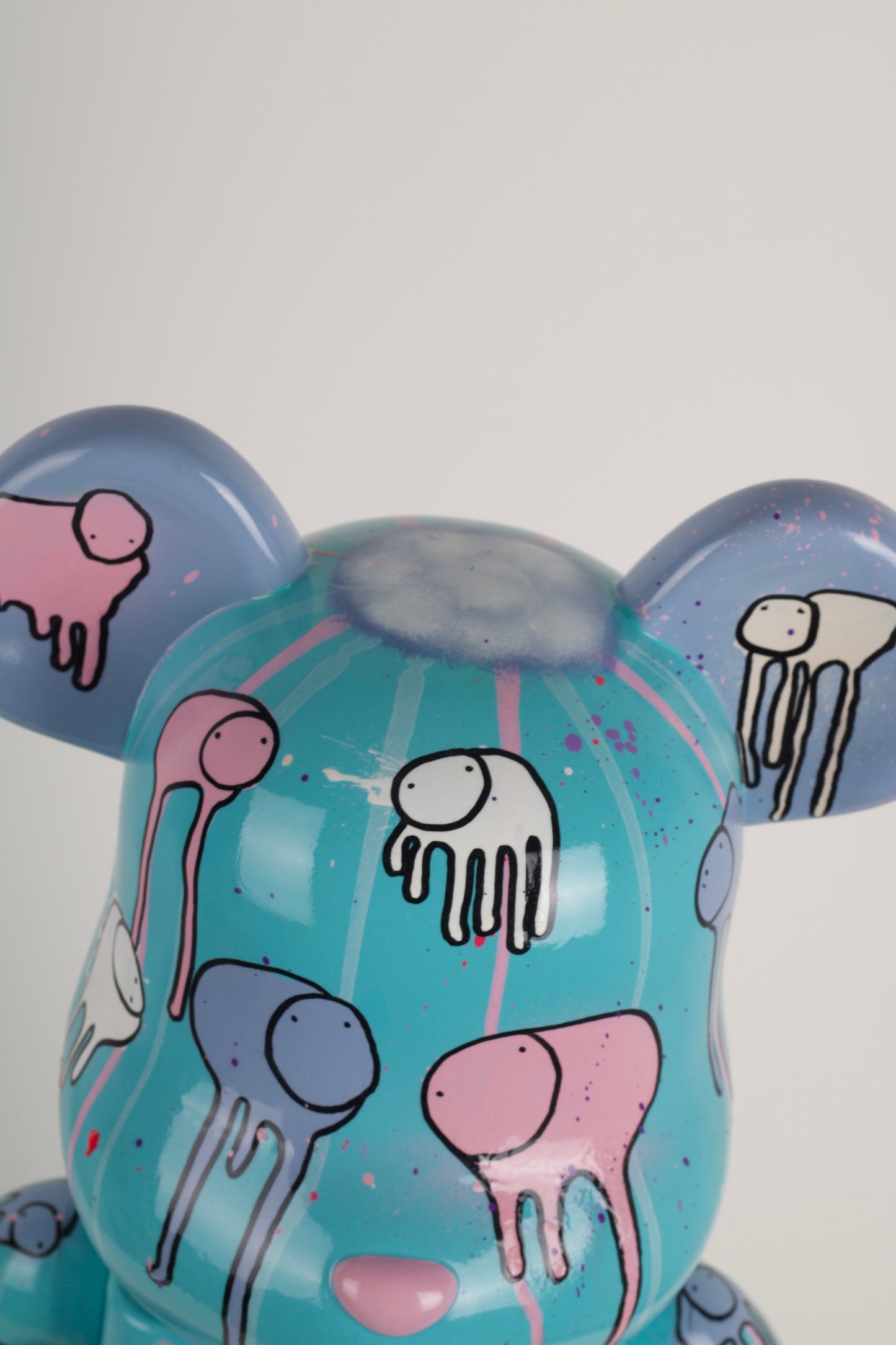 RAINING COWS X BE@RBRICK 1000% (Aqua)