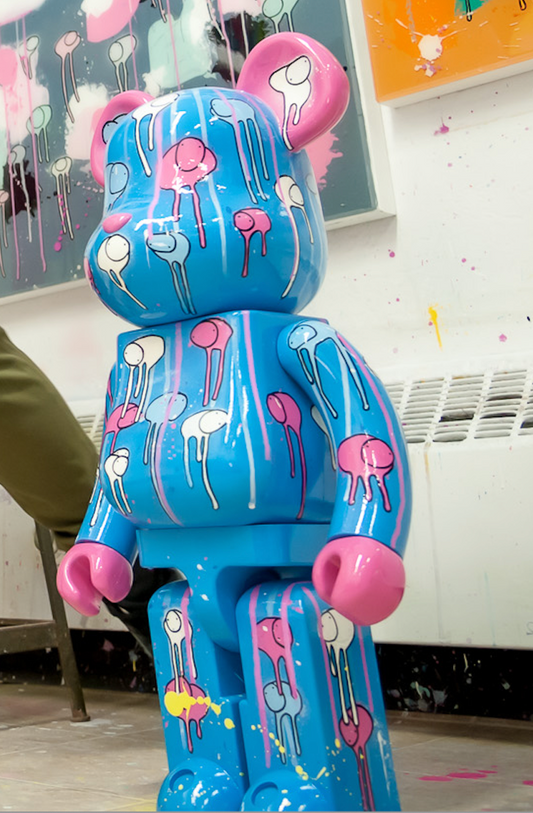 RAINING COWS X BE@RBRICK 1000% (Blue)