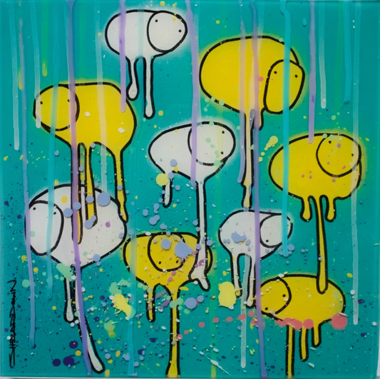 RAINING COWS, “Yellow Drop Leaf"