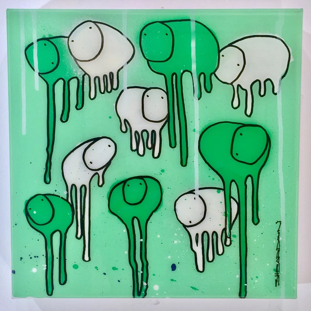 RAINING COWS “Ice Green Forest"